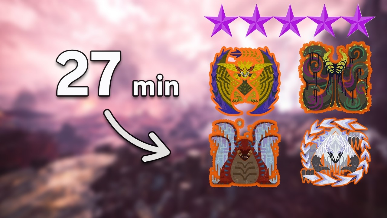 I Tried Speedrunning Monster Hunter Wilds Hardest Quest | Proof of the Hero