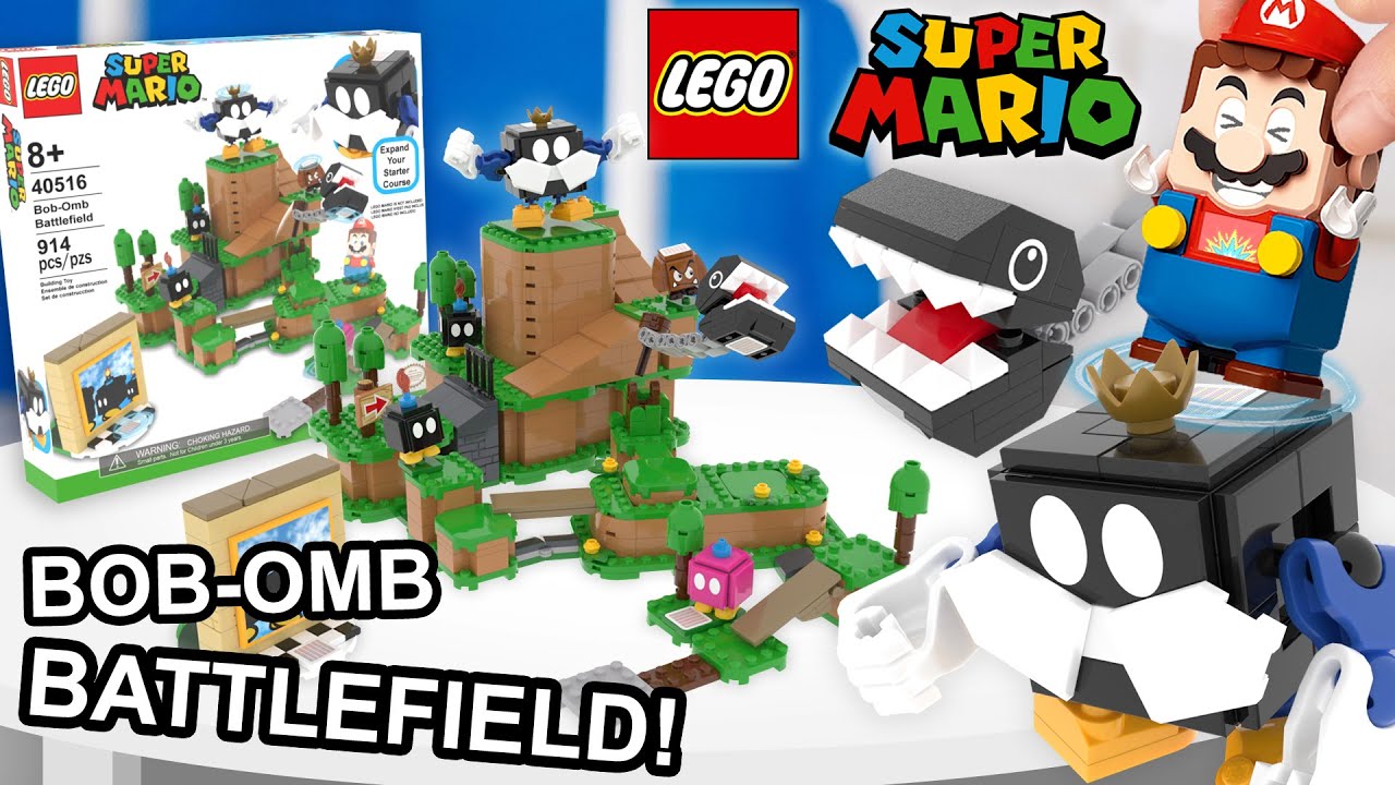 НОВЫЙ набор Lego Super Mario BOB-OMB BATTLEFIELD | Индивидуальный набор Марио