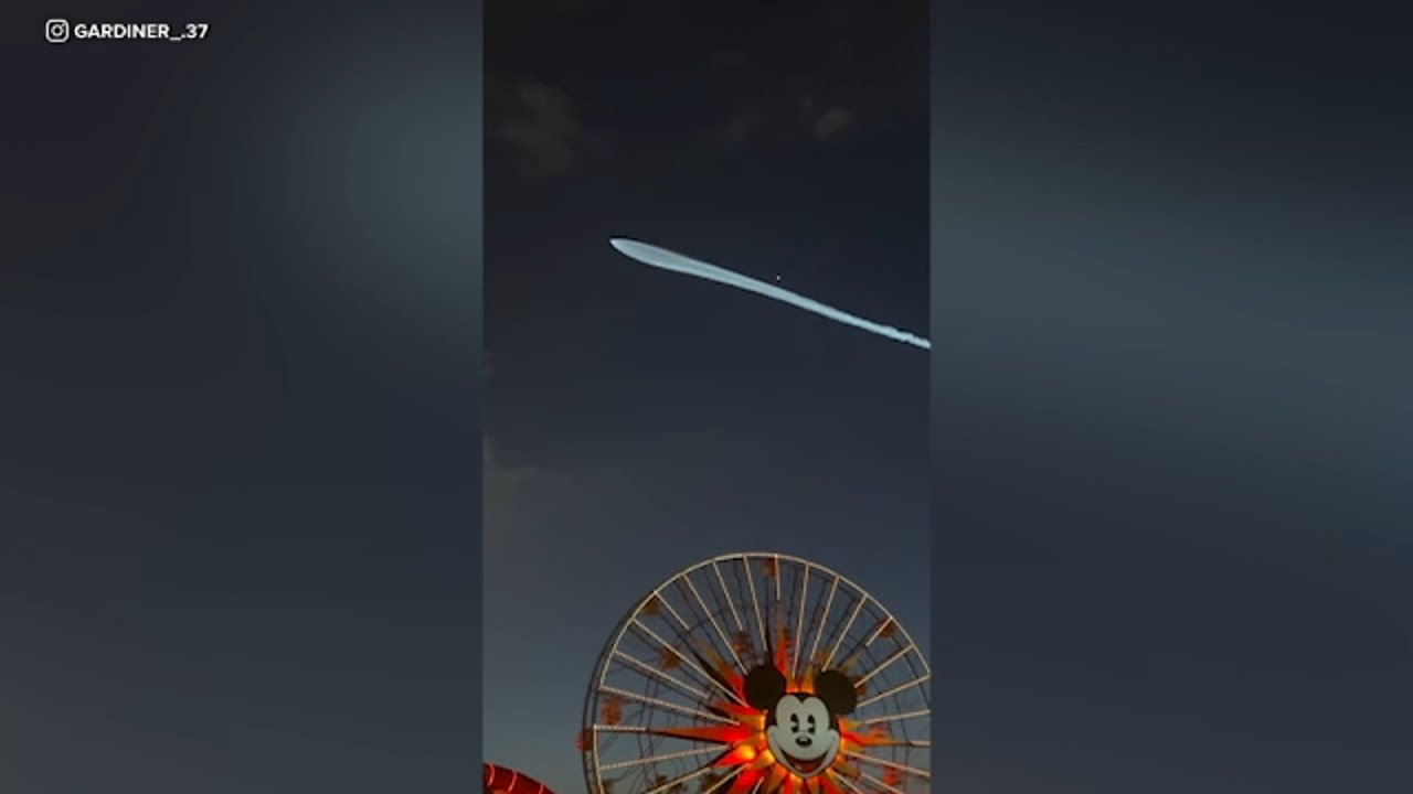 SpaceX rocket launch lights up SoCal sky