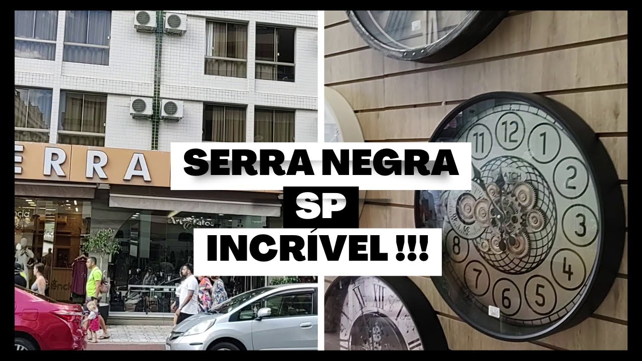 Visitamos o Centro de Serra Negra SP #serranegra