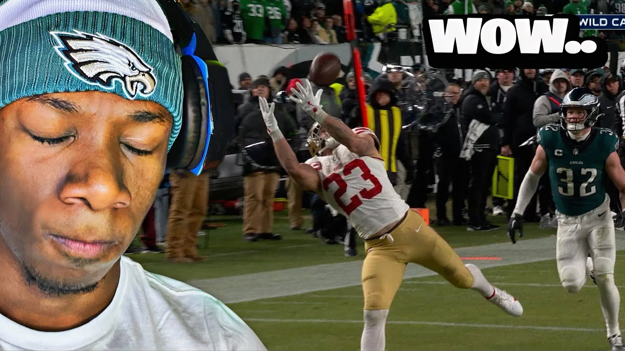 humble pie 💔 Reacting to San Francisco 49ers vs Philadelphia Eagles Highlights | 2025 NFL Wild Card
