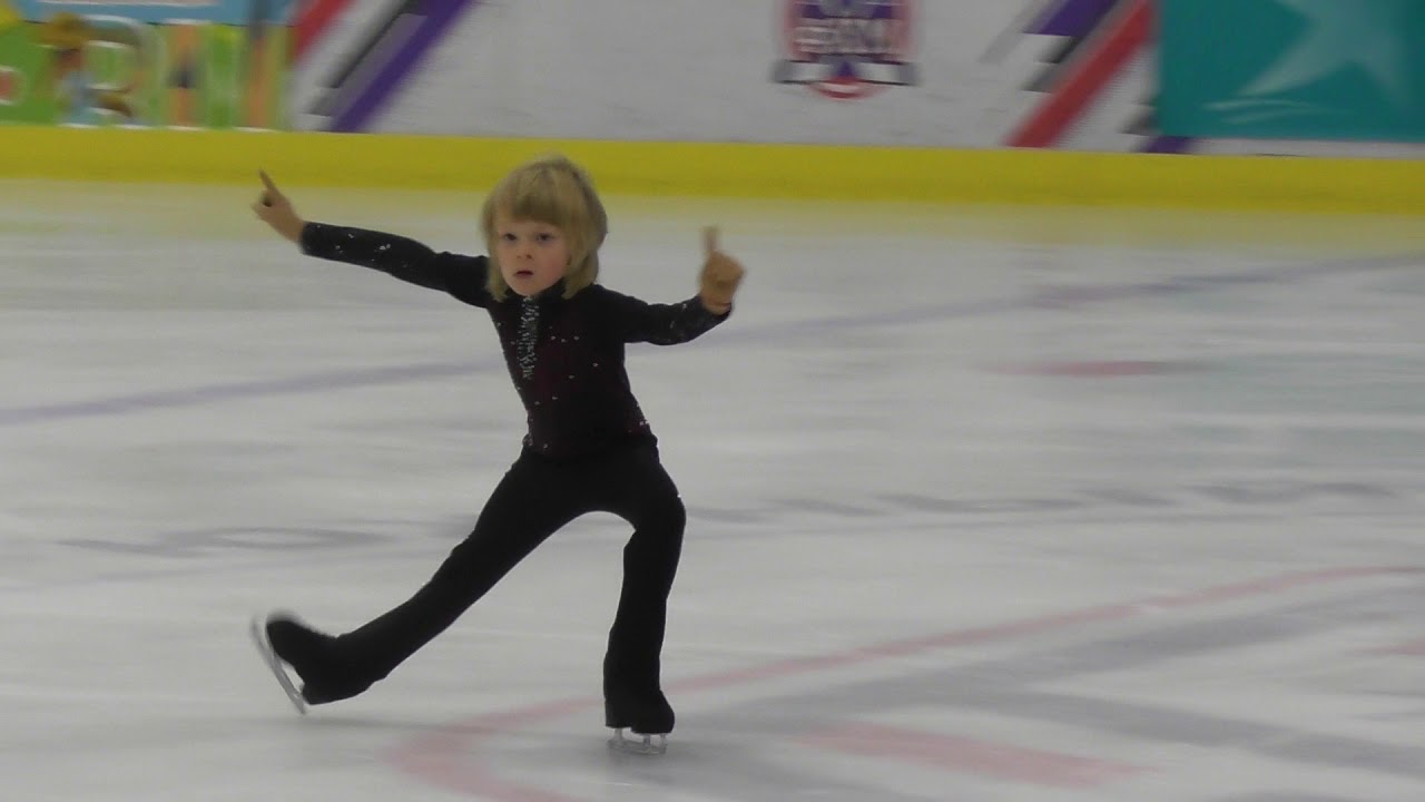 Alexander Plushenko, son of Evgeni Plushenko, 6 years, Tango Amore, Plushenko Cup. 27.10.2019