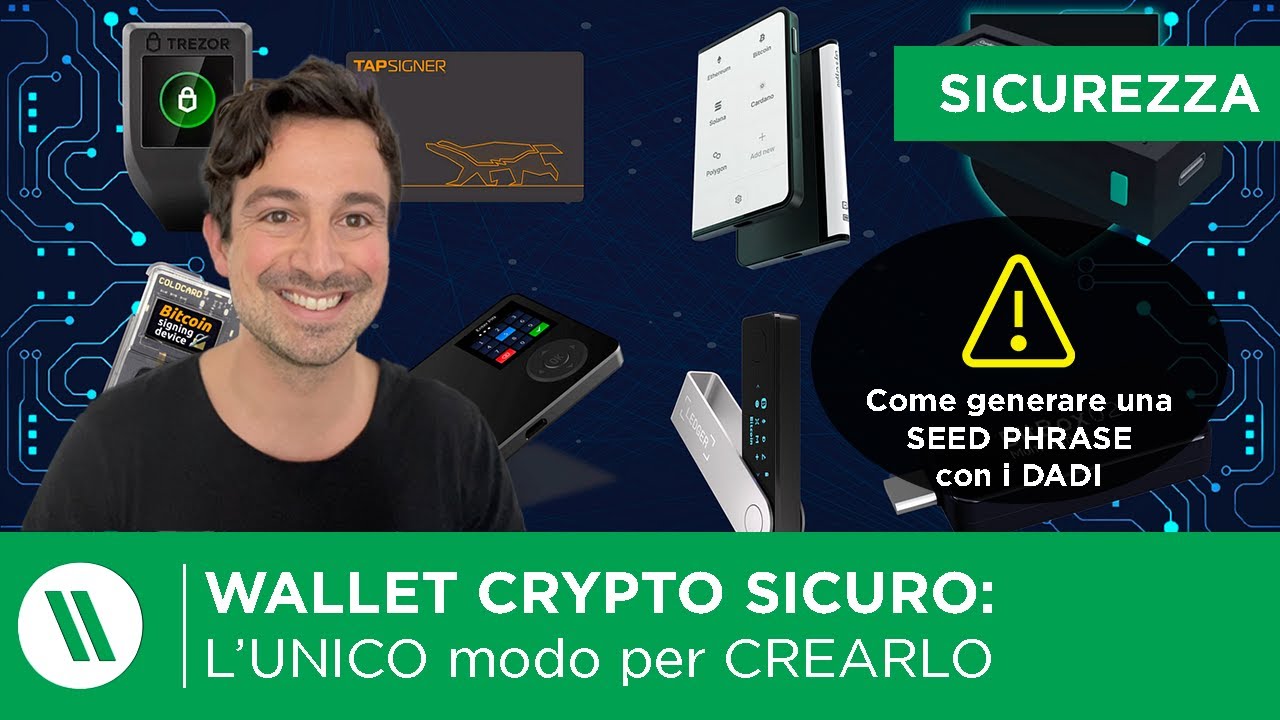WALLET CRYPTO: ECCO il modo PIÙ SICURO di USARLI | Come generare SEED PHRASE con DADI