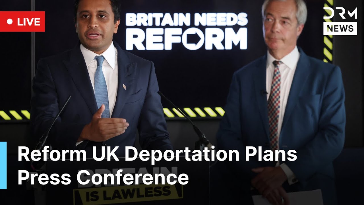 LIVE: Reform UK Holds Deportations Announcement Presser With Nigel Farage and Zia Yusuf | AC1G