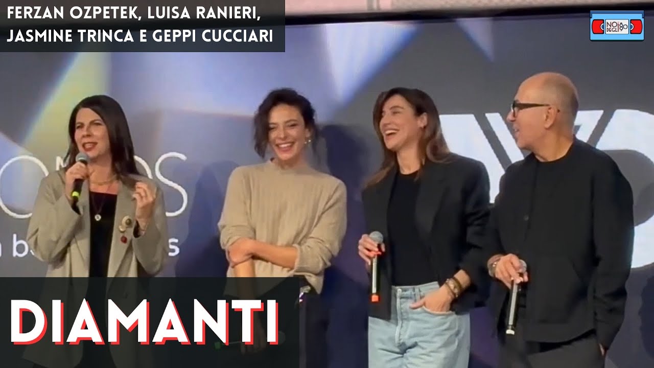 Diamanti, la presentazione. Geppi Cucciari: “Solo Ferzan poteva mettere insieme questo gruppo