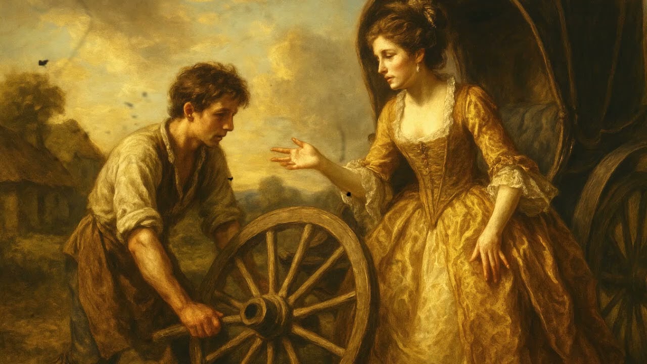 Biedny chłopiec naprawił wóz nieznajomej... nie wiedział, że to dziedziczka wielkiego majątku