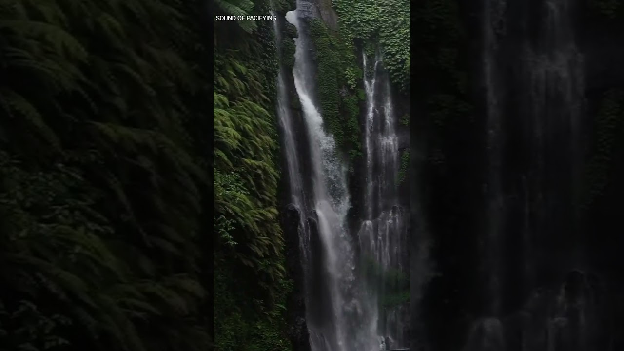 Beautiful waterfall || mountains ||sound of pacifying 