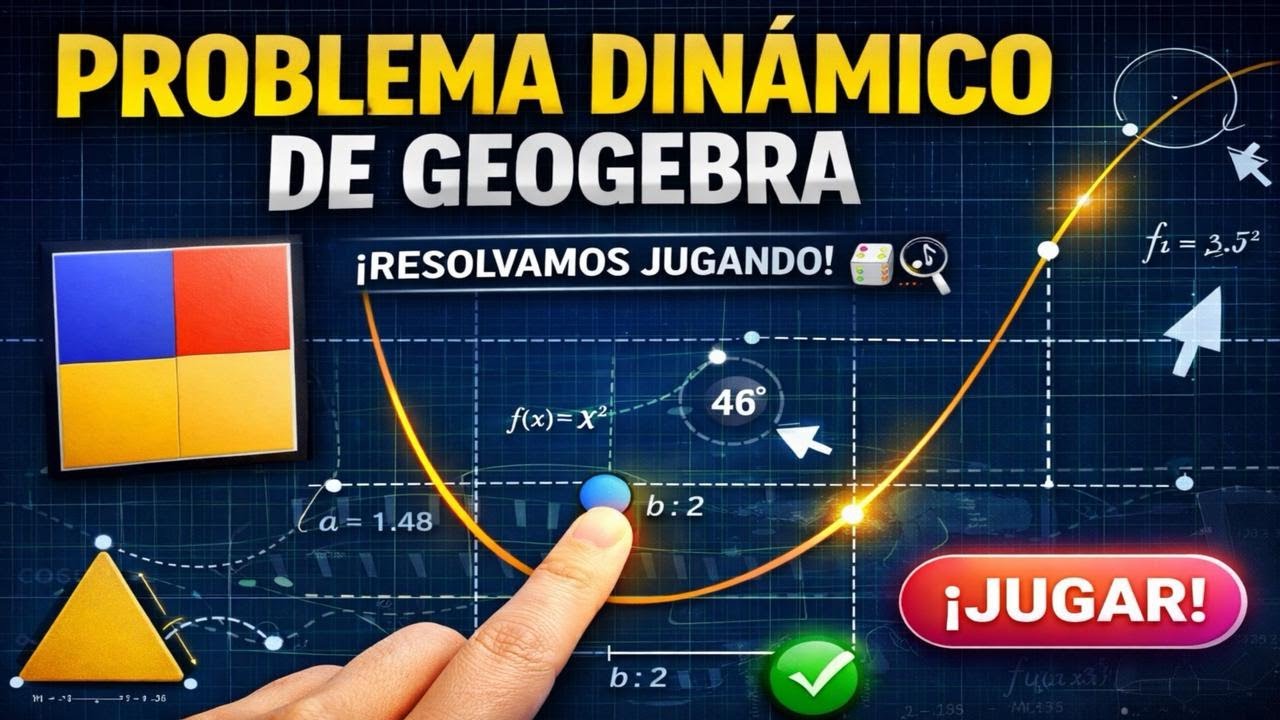 ¨Problema dinámico de geogebra¨  🔁📈