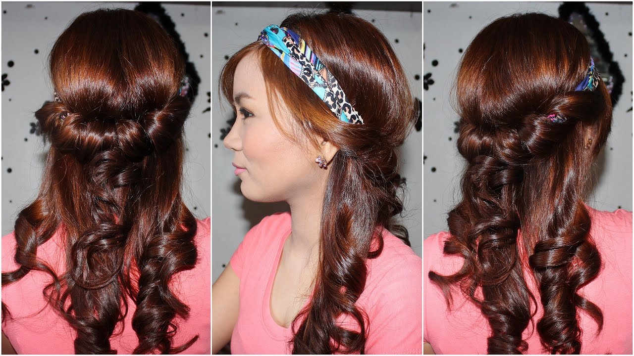Headband with a TWIST Hair Tutorial 🖤