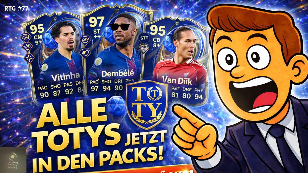 🔥 ALLE TOTY JETZT IN DEN PACKS?! 😱💙 Kleines Pack-Opening in EAFC 26! 🎮✨#77 #packopenning #ps4 #game