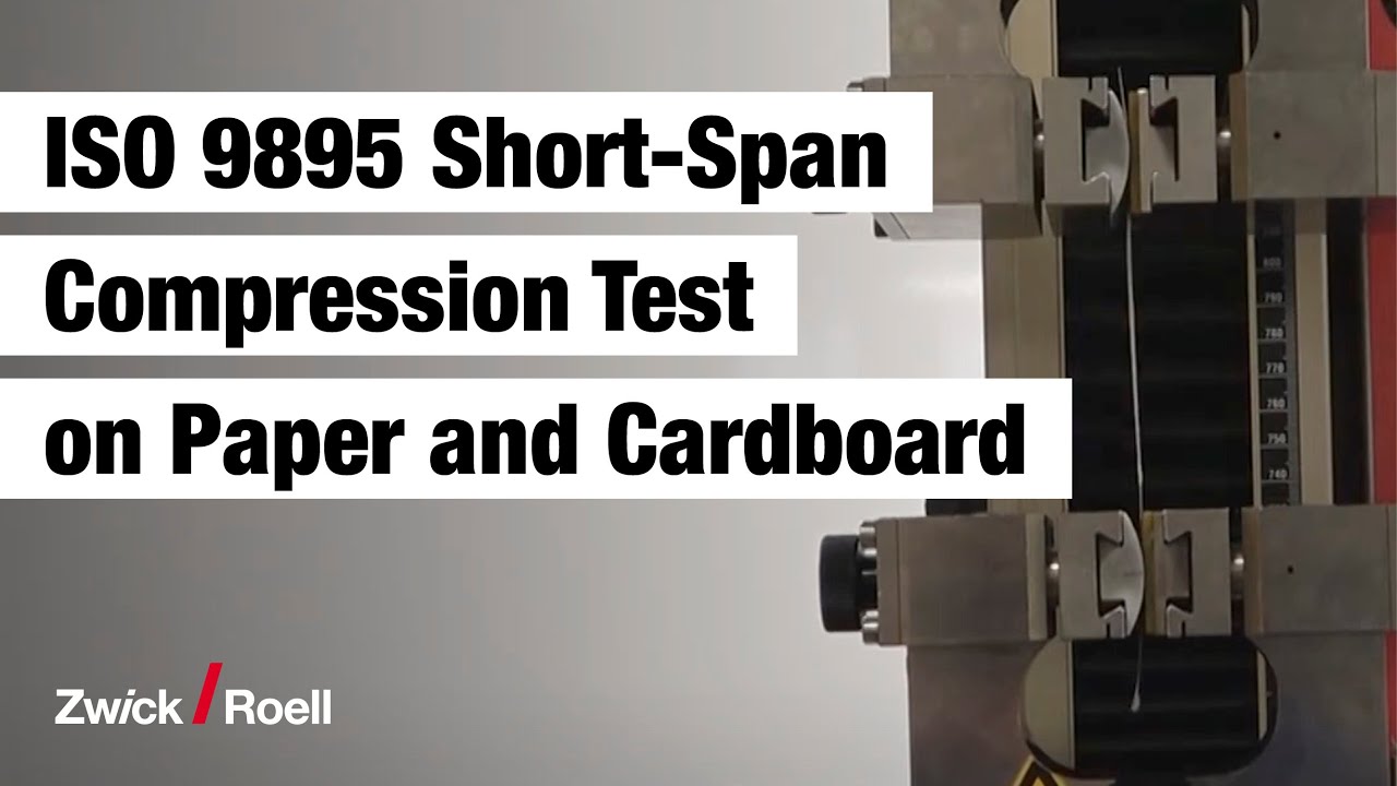 How to perform a Short-Span Compression Test (SCT) on Paper and Cardboard | ISO 9895 / DIN 54518
