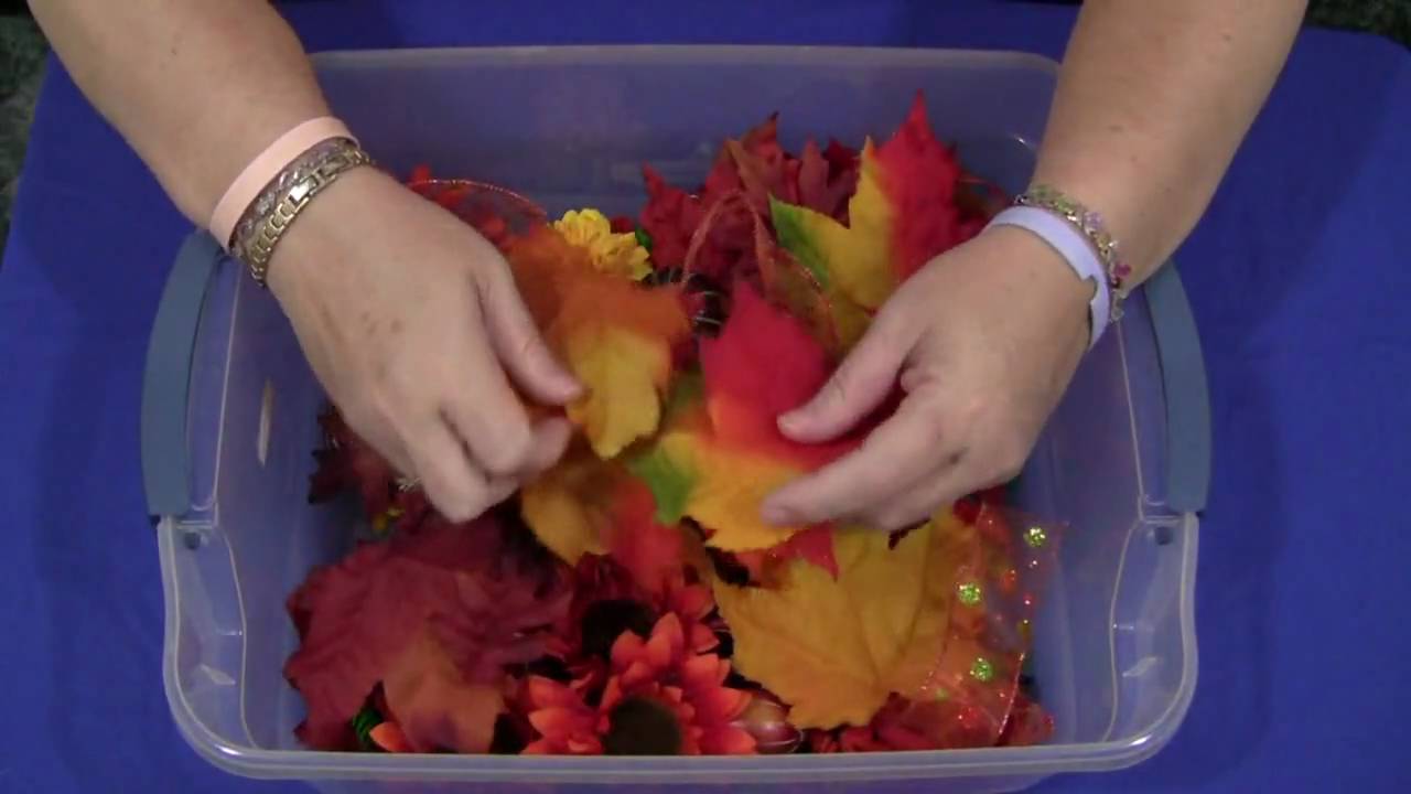 Fall Sensory Tub