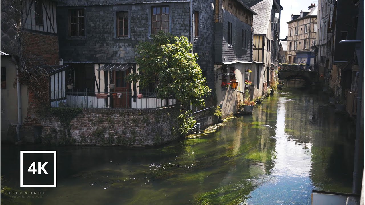 French portuary commune | Honfleur and Pont-Audemer | 4K Cinematic Ambience