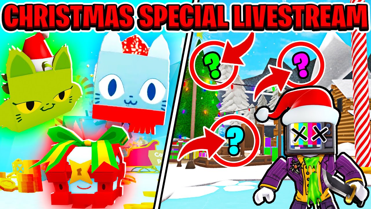 Roblox Christmas Special Livestream! Titanic Pet Update Pet Simulator X + Blox Fruit + Other games