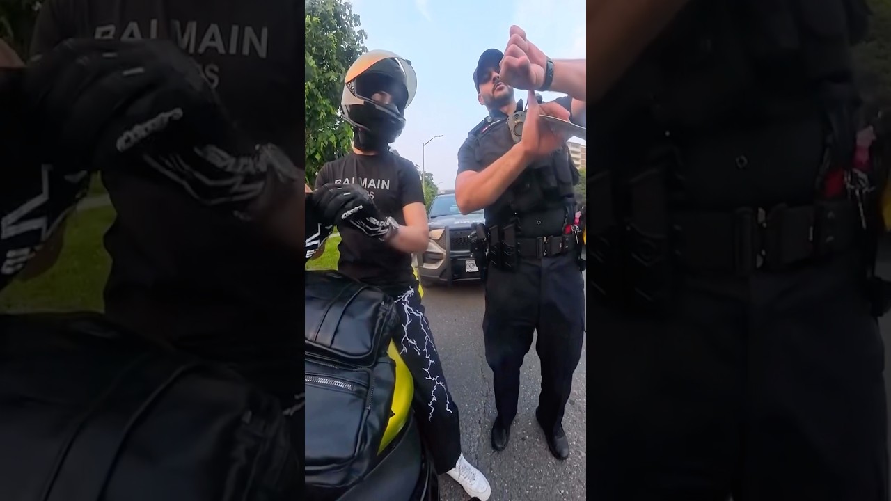 Cop recognized biker has money so he tells him to fix his motorcycle 🚔 (via rawzx6r_/ig)