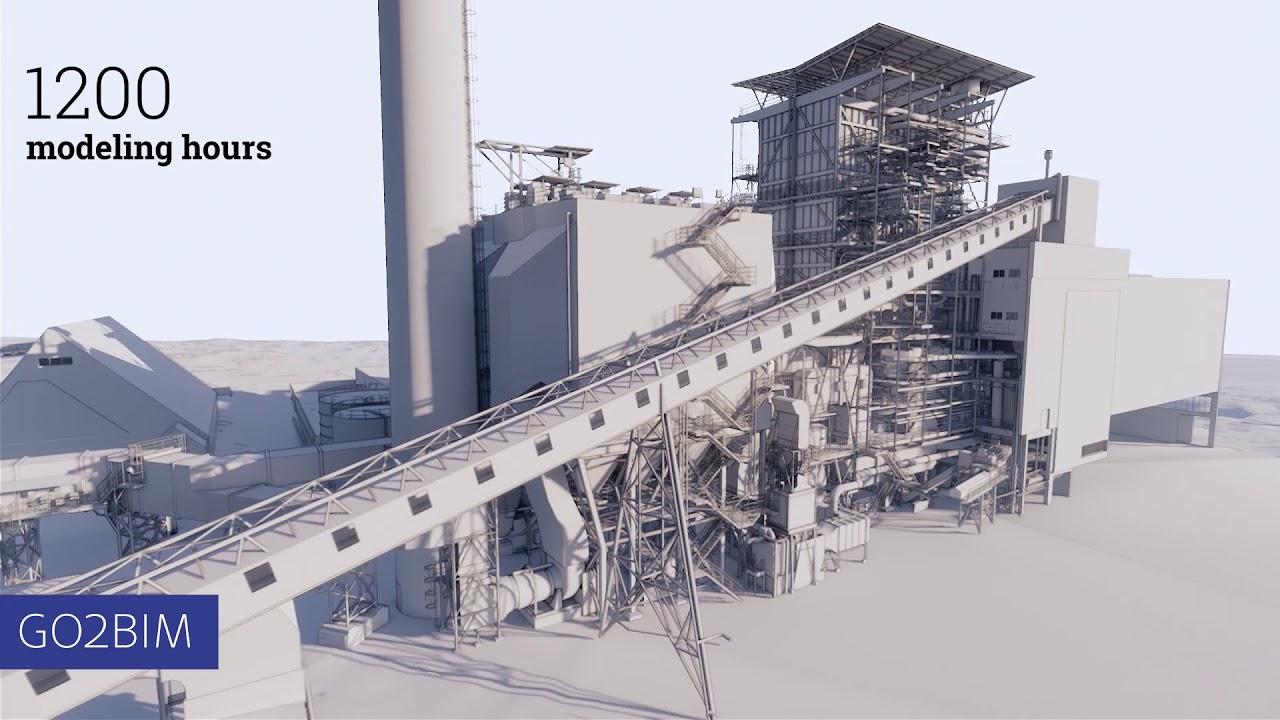 POWER PLANT LASER SCANNING, DRONE CAPTURING AND BIM MODELLING