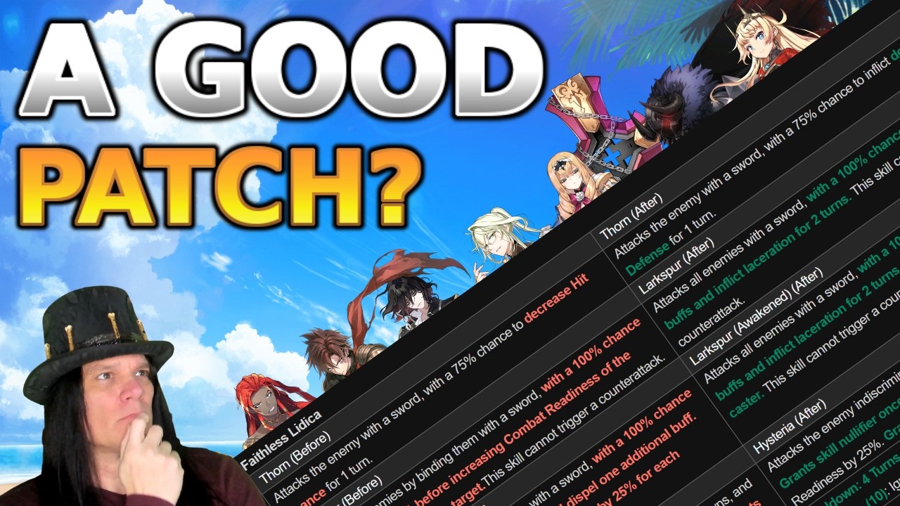 BALANCE PATCH review and thoughts