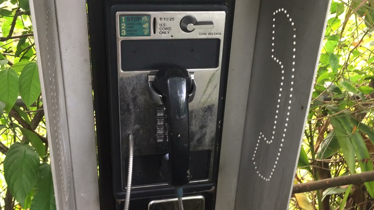 How to use the pay phone