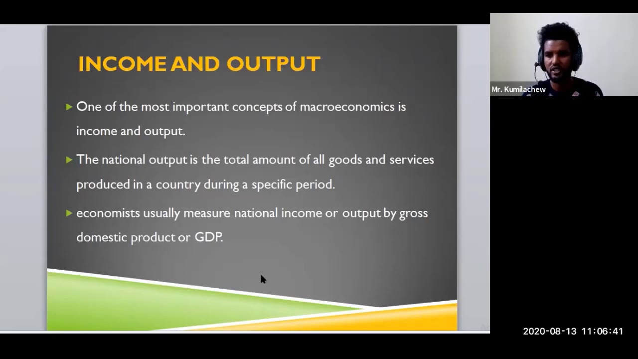 Macroeconomics 13 August 2020(part 1)