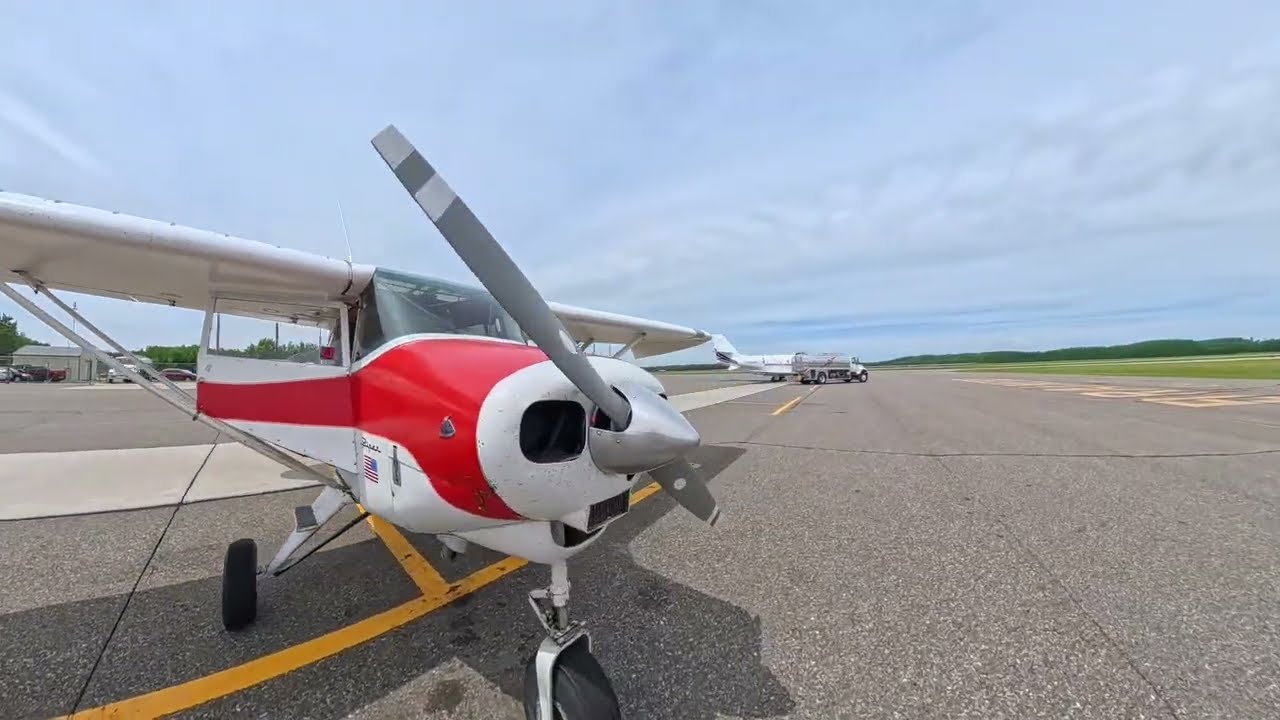 Flying Line Patrol over Minnesota