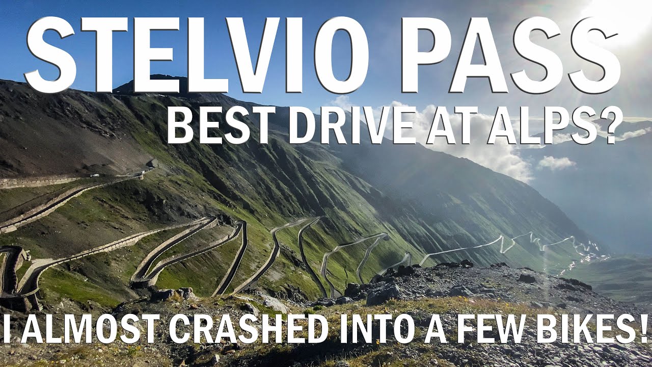 STELVIO PASS - Driving to the top of the most epic Alpine pass in BMW M2 + near misses with bikes 4K