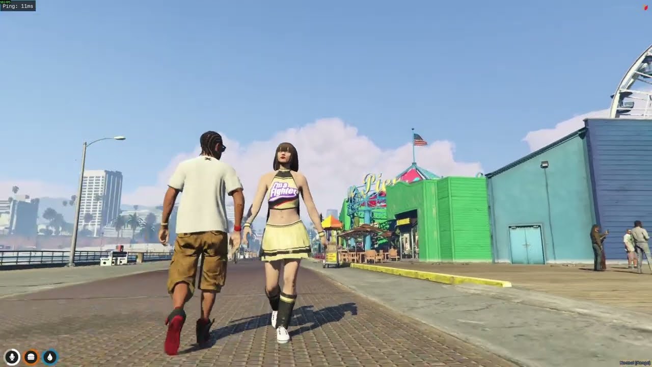I have made hair and tail physics in GTA V/FiveM !!!!