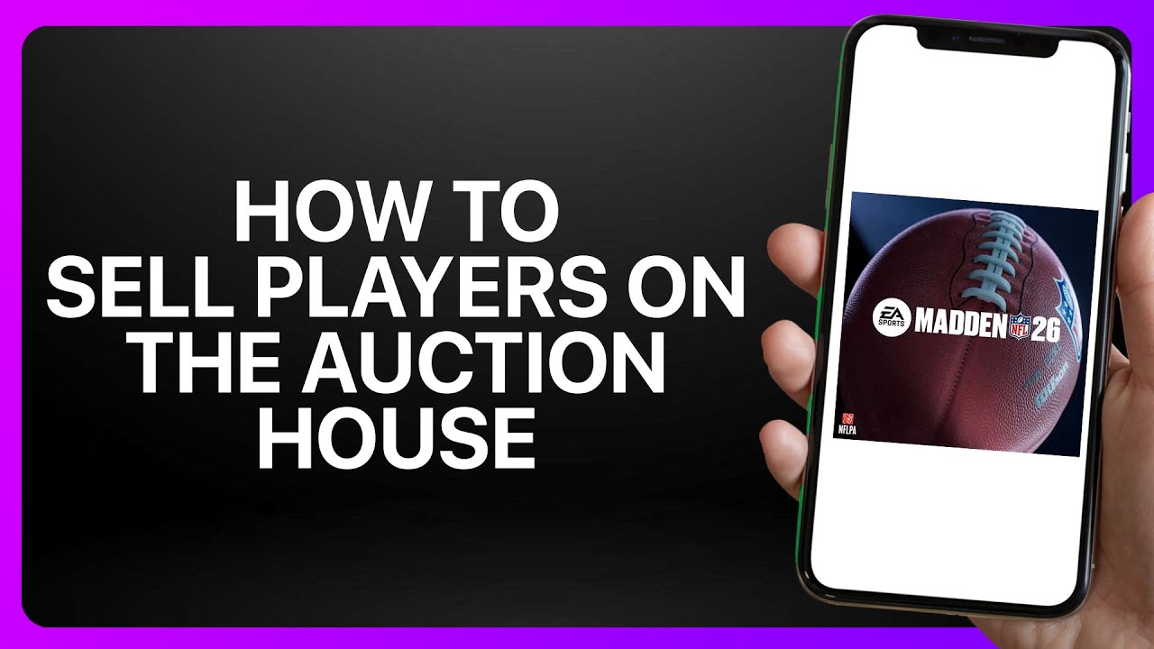 How To Sell Players On The Auction House In Madden NFL 26 Mobile ! Tutorial