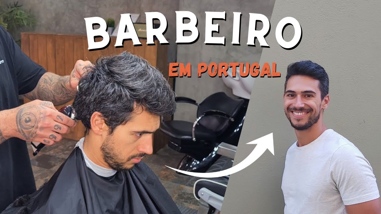 Ida ao barbeiro em Portugal // Aprende português