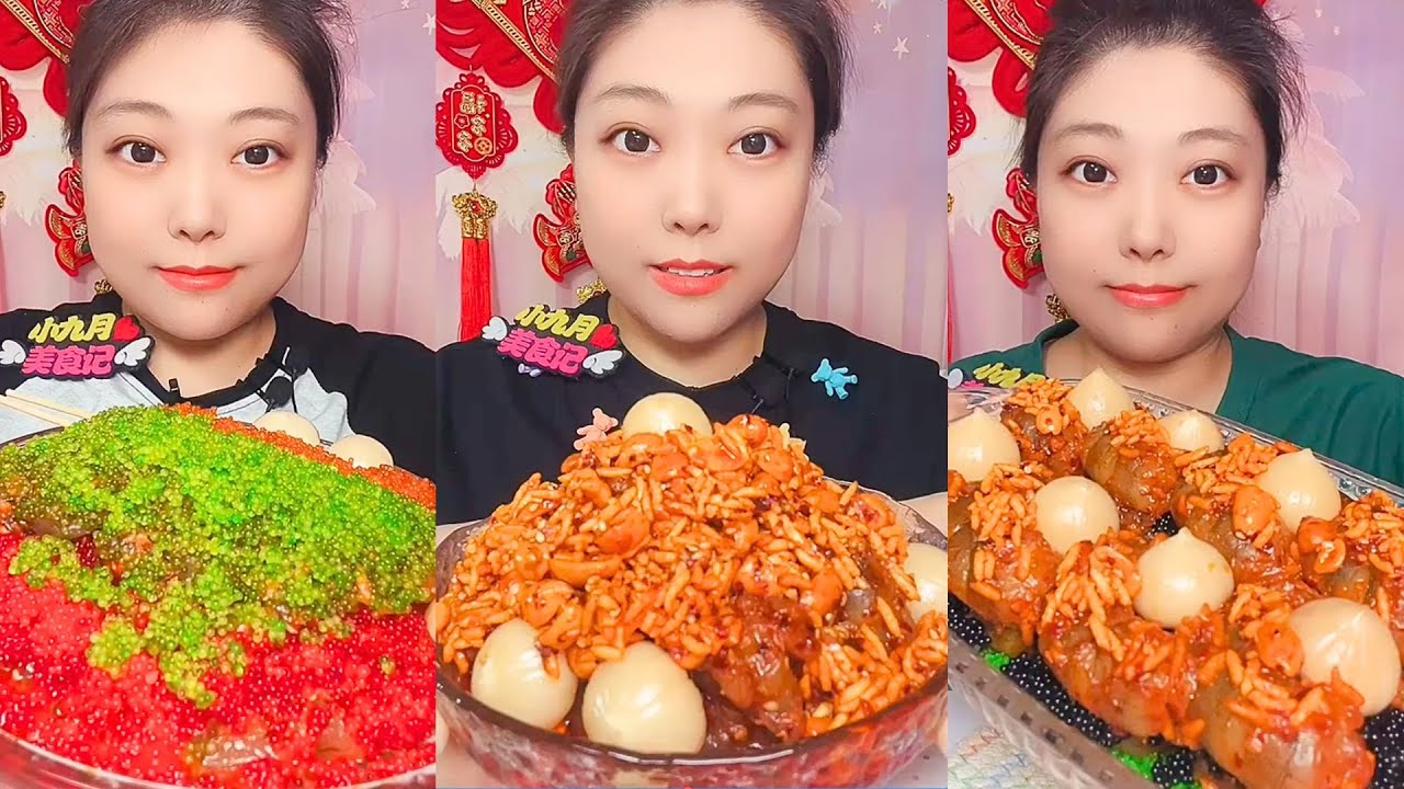 ASMR Chinese Food Eating Show | Traditional Street Food Mukbang #182