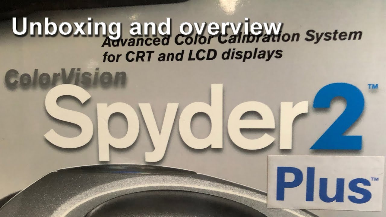 Color calibration for PowerPC - ColorVision Spyder2 Plus unboxing and overview