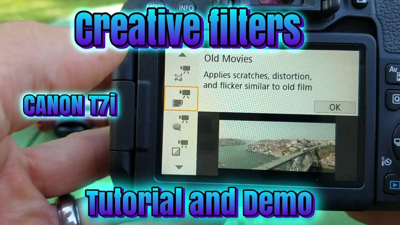 Canon Rebel EOS T7i Creative Filters