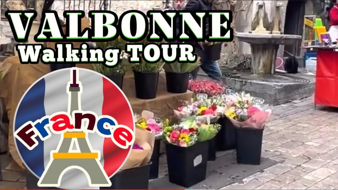 VALBONNE - Walking Tour - FRANCE 🇫🇷
