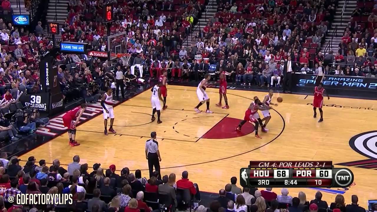 James Harden Full Highlights at Trail Blazers 2014 Playoffs West R1G4 - 28 Pts