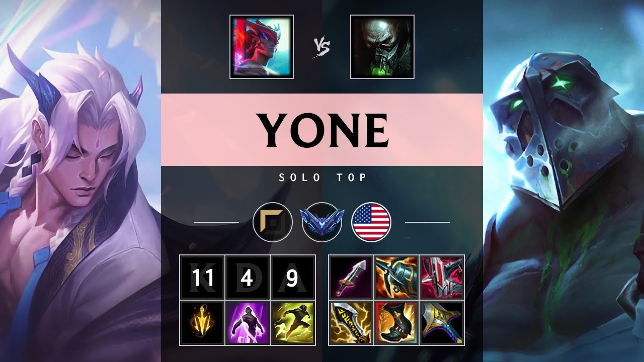 Yone Top vs Urgot - NA Diamond Patch 25.18