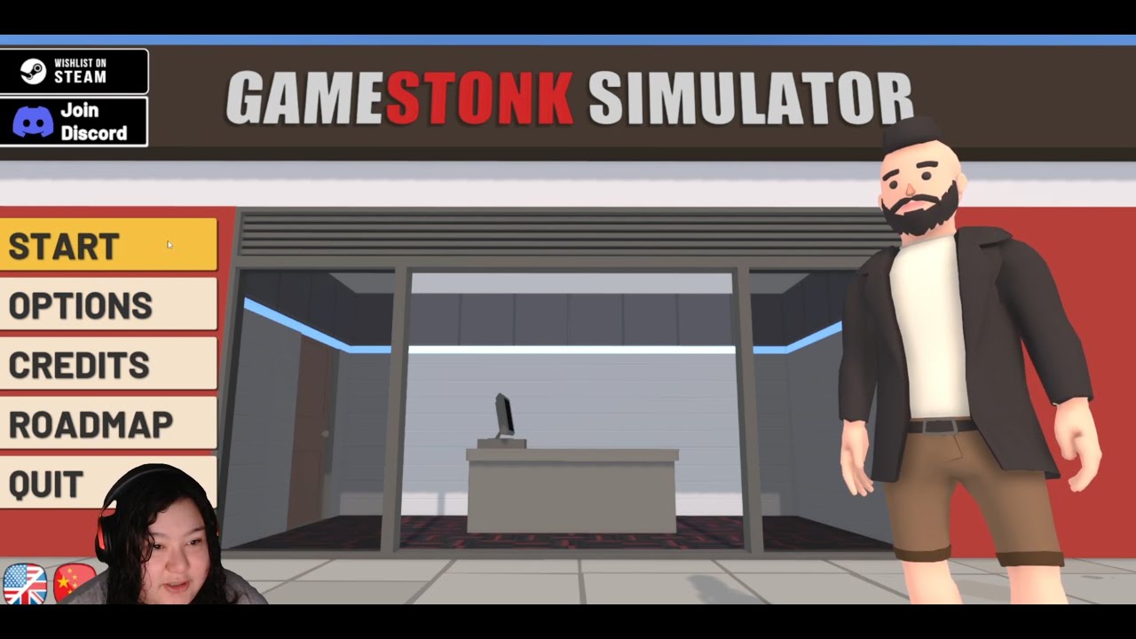 Opening our own Game Store in GameStonk Simulator Gone Rogue. Episode 1 (unedited stream)