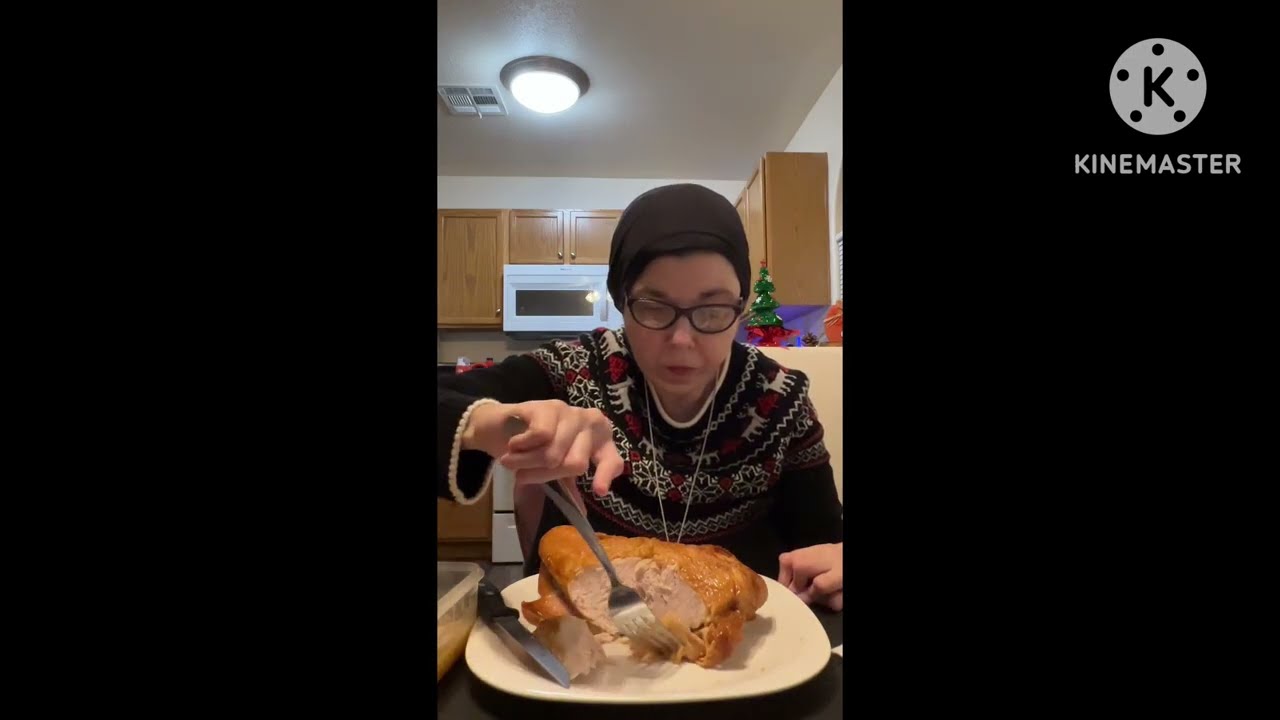 Mukbang/Asmr HAPPY THANKSGIVING 🍁🦃 (Enjoy the Eating Show) 😘💜😘😇🙏