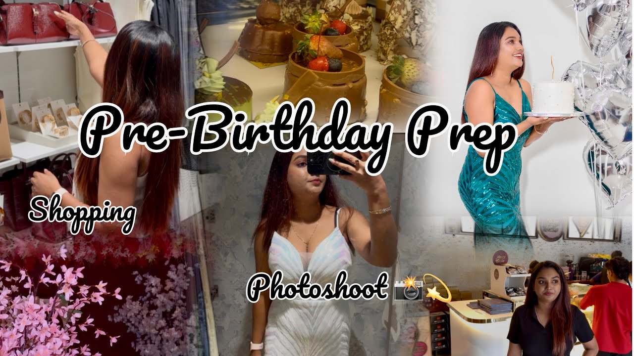 Birthday Prep Begins!! 🎀 | Birthday Photoshoot Vlog 2025 📸✨