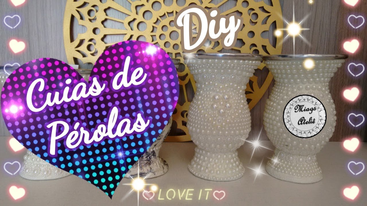 CUIA DE CHIMARRÃO DECORADA com Pérolas/DIY