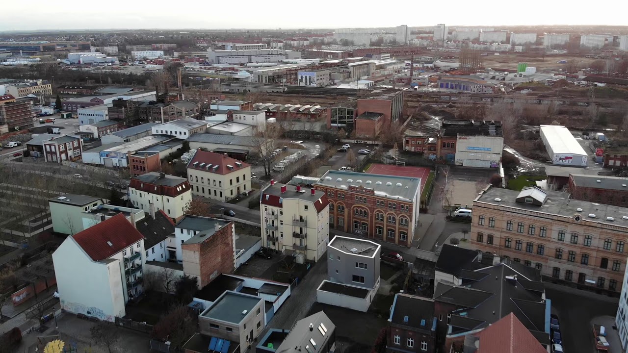 DJI Mavic Air Überflug Magdeburg Buckau