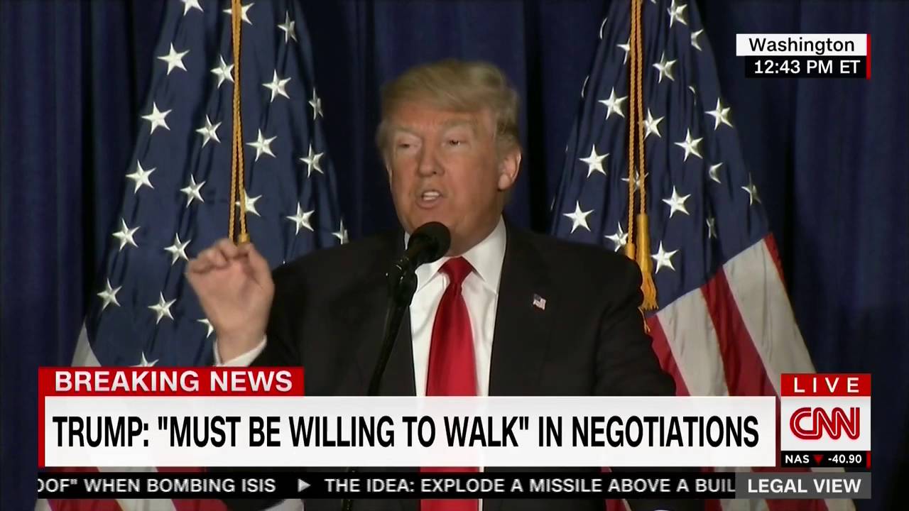 Trump: Obama has treated Iran with 'tender love and care' and made it a 'great power'