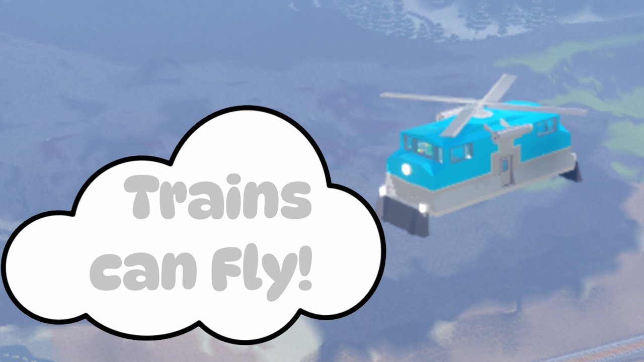 When Trains Fly (Ft. @tierneythomas6847) | Roblox Train Testing