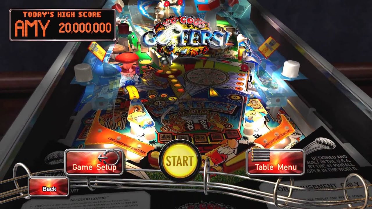 No Good Gofers (Hole in One Challenge Completed) The Pinball Arcade DX11 Full HD 1080p