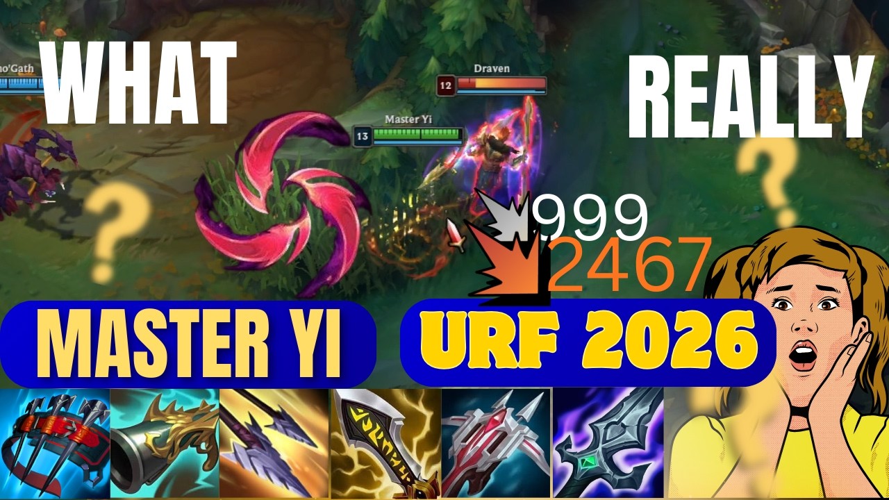 🔥 Master Yi URF 2026 Full Ch&iacute; Mạng &ndash; One Shot Cả Bản Đồ! 🔥