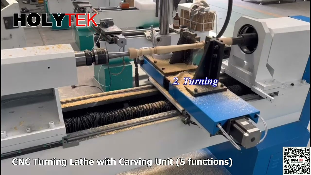 CNC TURNING LATHE WITH CARVING UNIT