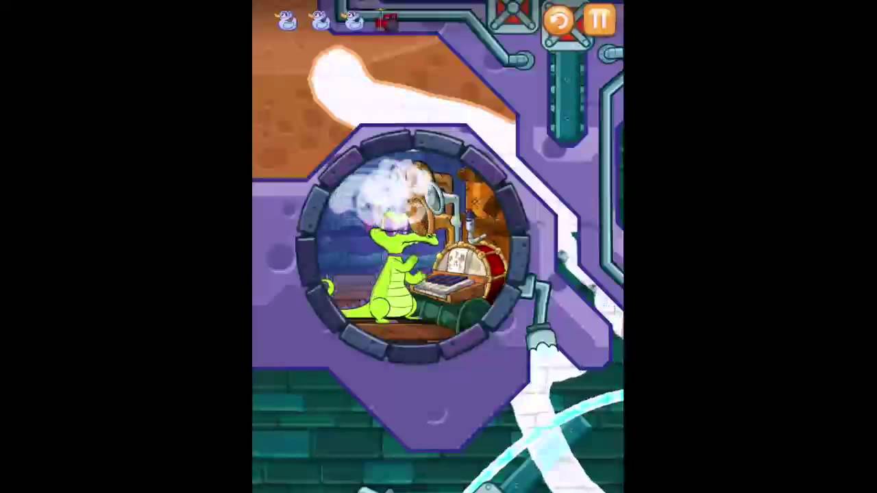 Where's My Water Allie Level 3: Rising To The Top 3 Ducks Walkthrough