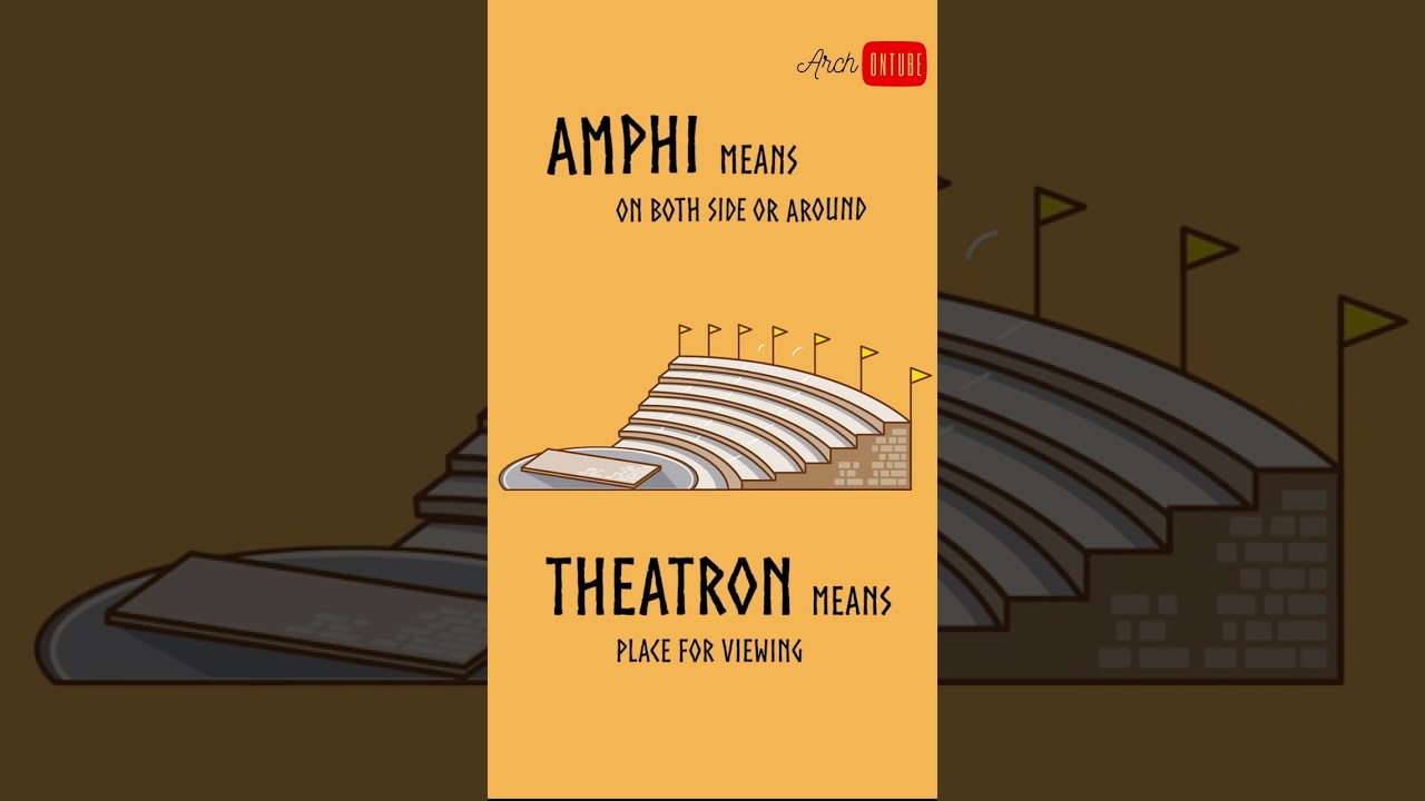 #1 Amphitheatre I Architecture terms you can use to describe the building better I Arch OnTube