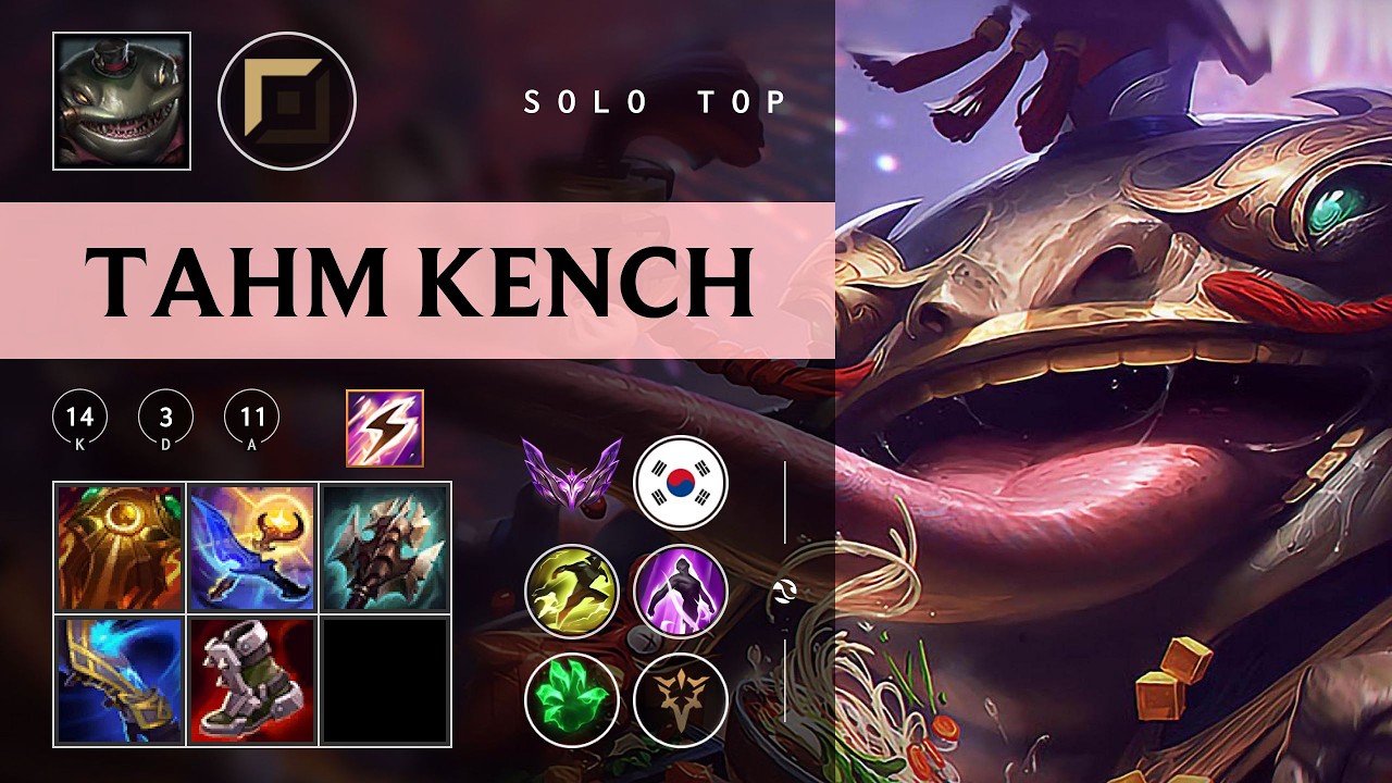 Tahm Kench Top vs Camille - KR Master Patch 26.04