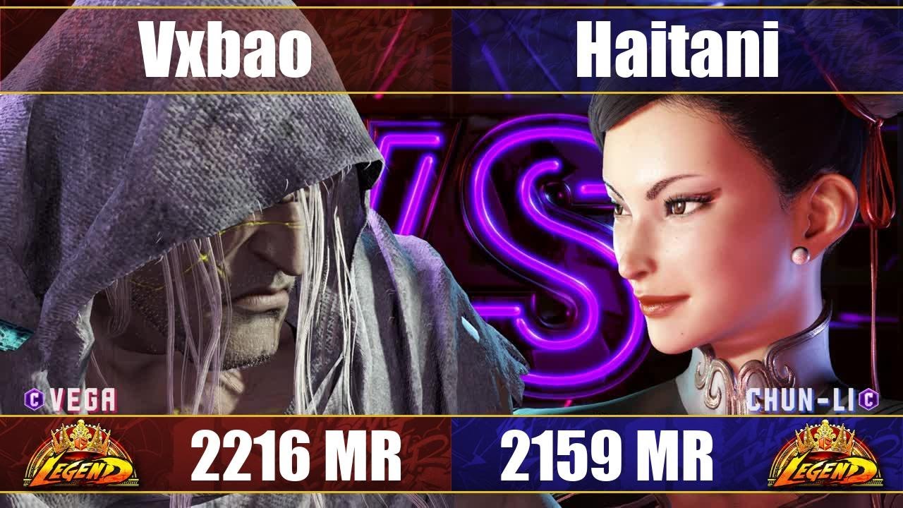 【スト6】Vxbao vs ハイタニ (ベガ vs チュンリー/春麗) SF6 Vxbao vs Haitani (M.Bison vs Chun li)