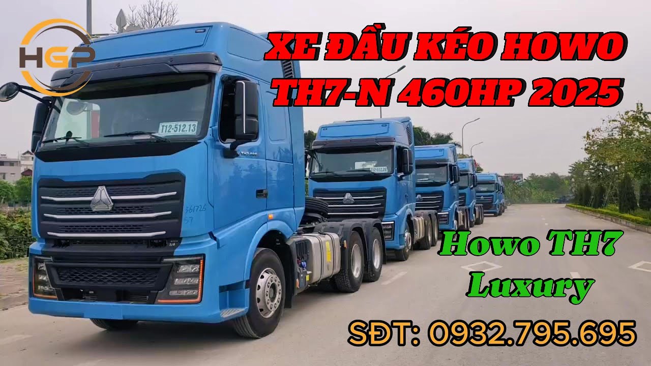 XE ĐẦU KÉO HOWO TH7-N 460HP 2025 - TH7 LUXURY 2025 | Ô TÔ HUỲNH GIA PHÁT | LH: 0932 795 695 