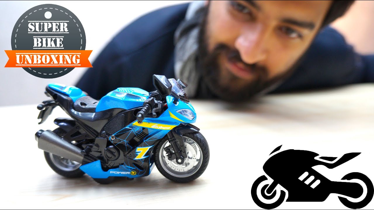 Diecast Super Bike Miniature Model Motorcycle with Light and Sound Toy